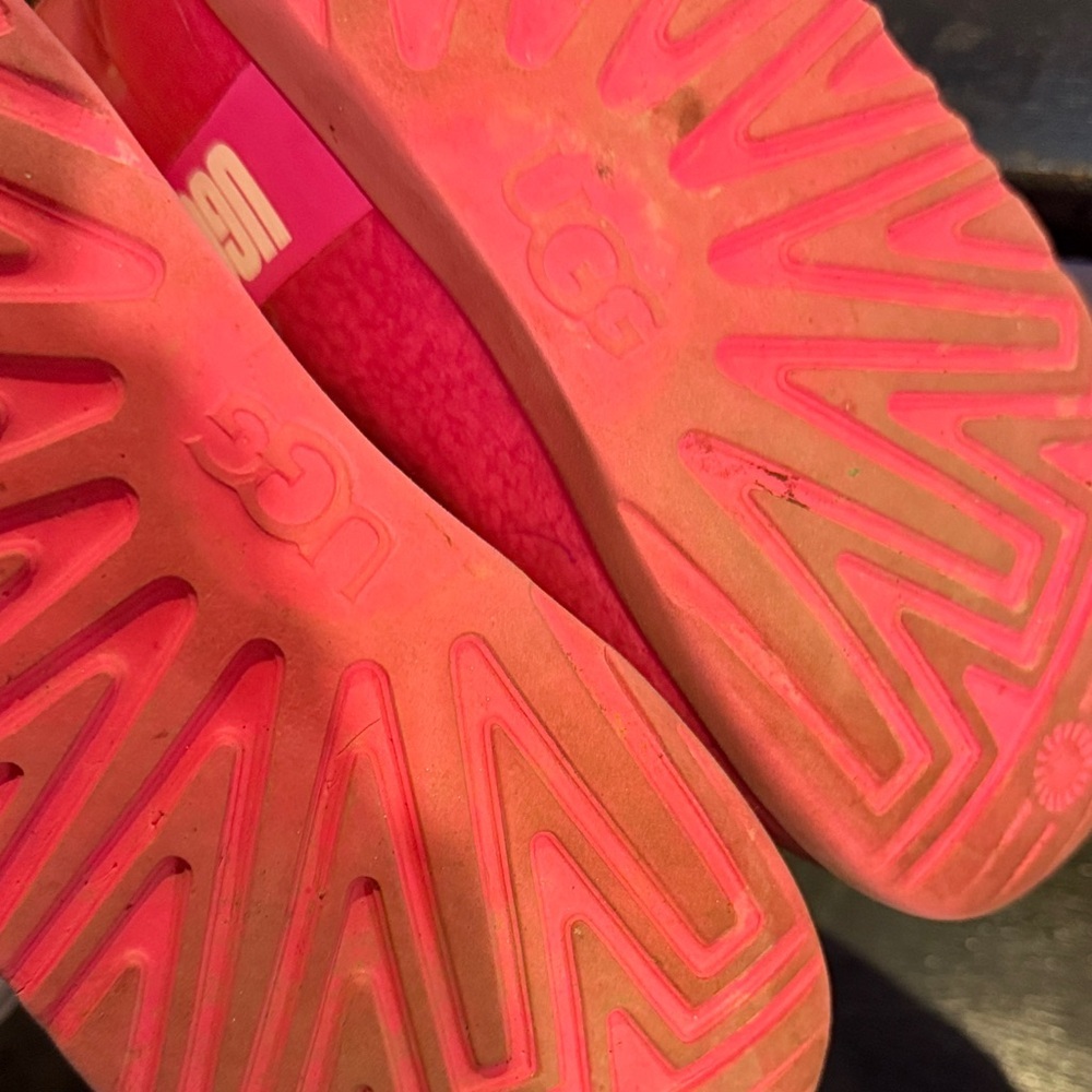 UGG Vibrant Pink Ankle Boots - Picture 5 of 9